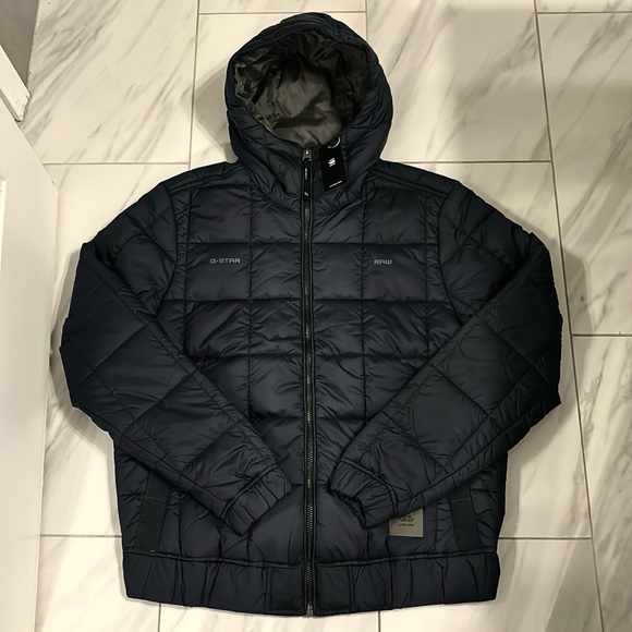 Men's G-Star Raw Meefic Quilted Hooded Jacket